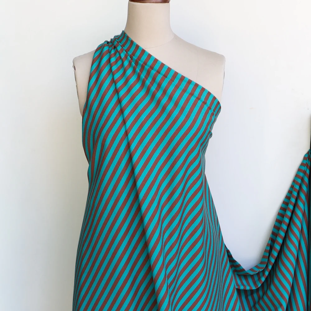 Caron Cinnamon/Jade Stripe - Image 5