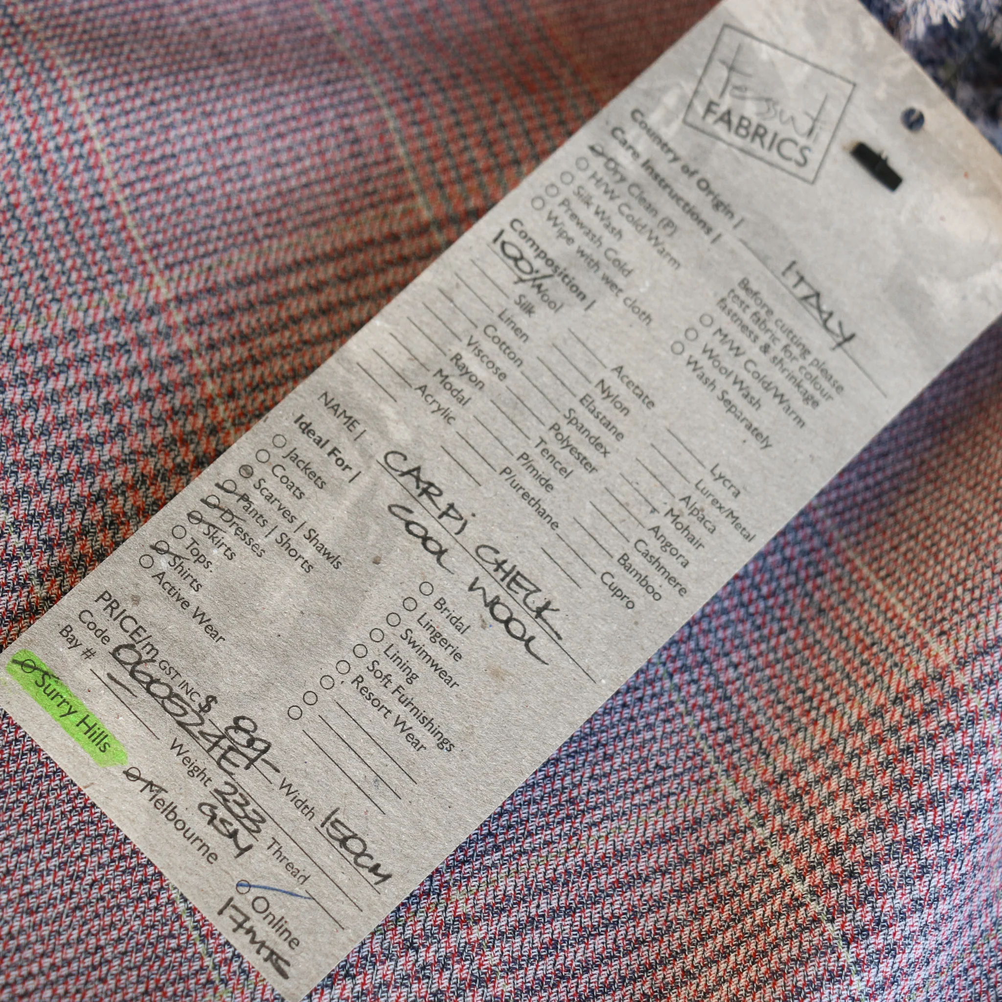 Carpi Check Cool Wool - Image 4