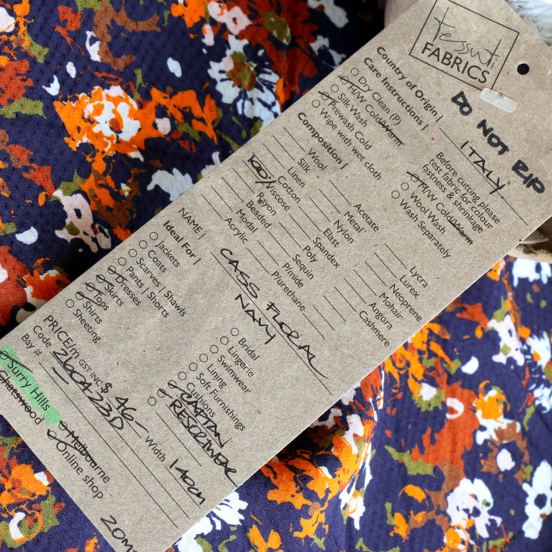Cass Floral Viscose - Image 4