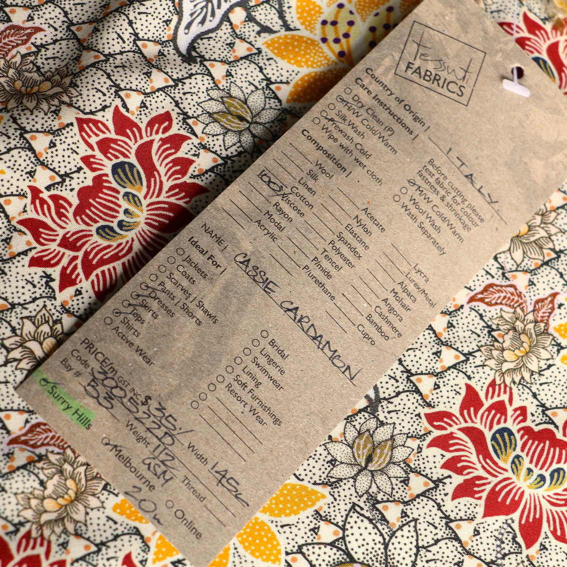 Cassie Cardamom Viscose Poplin - Image 5
