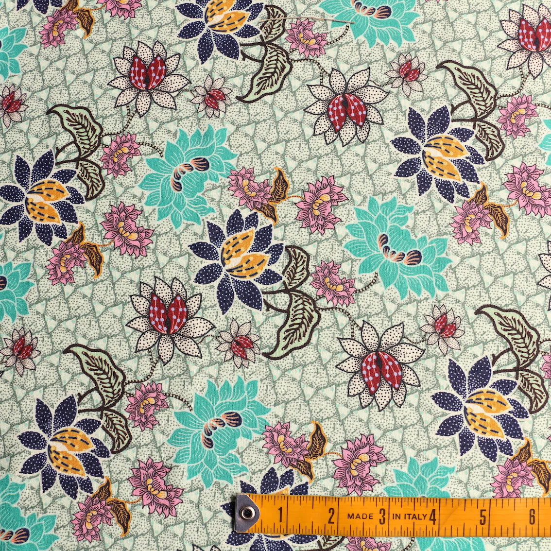 Cassie Mint Viscose Poplin - Image 3