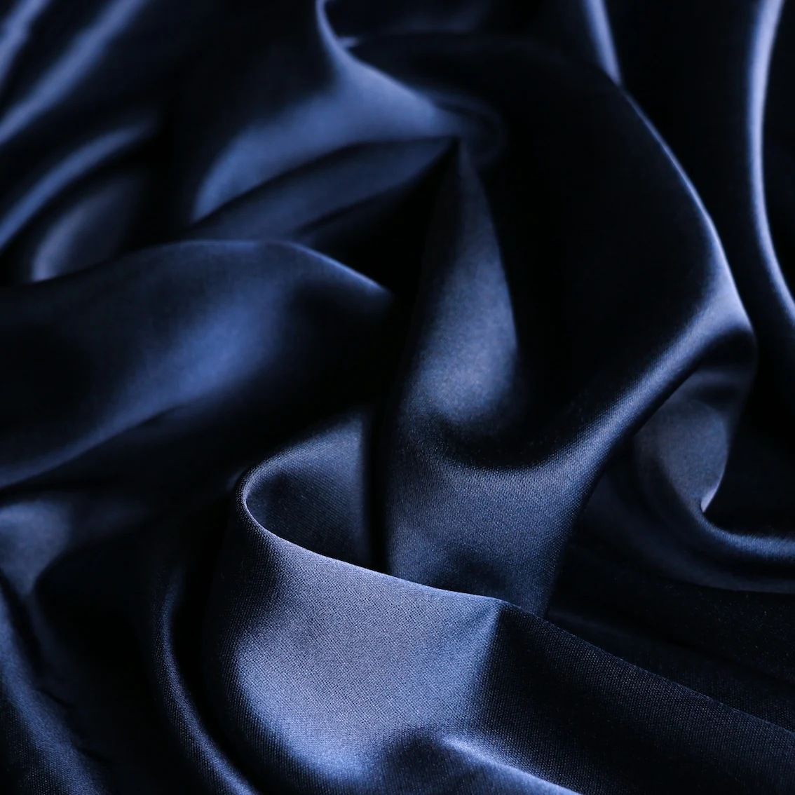 Catwalk Navy Satin Backed - Image 2