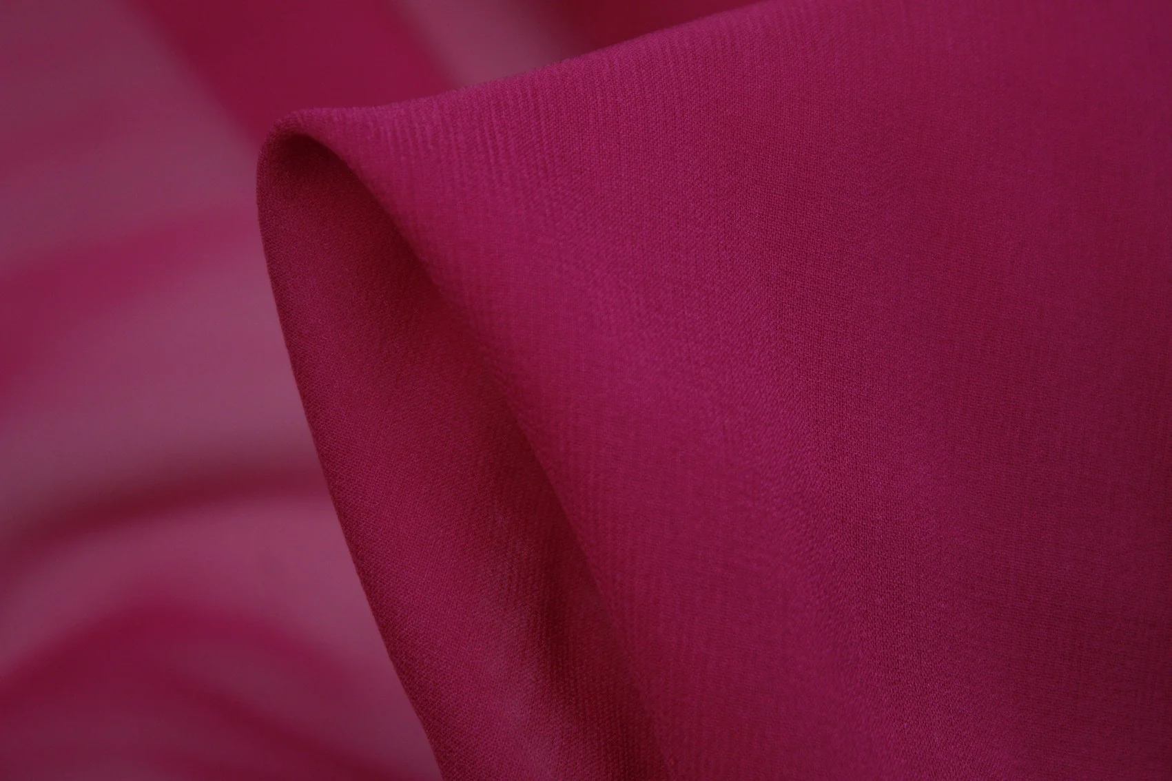 Cerise Georgette - 10mm
