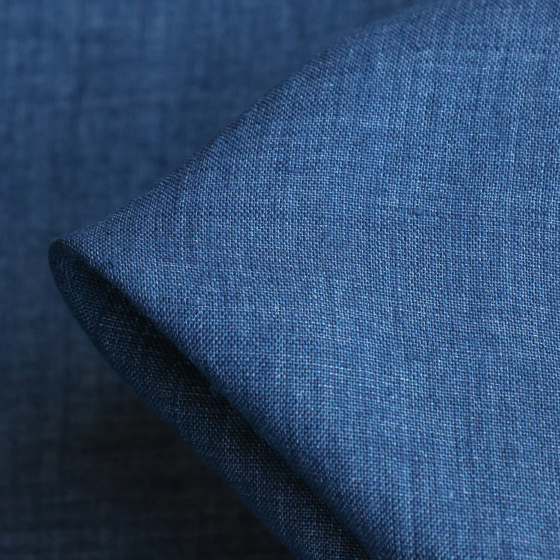 Chambray Blue Hanky Linen