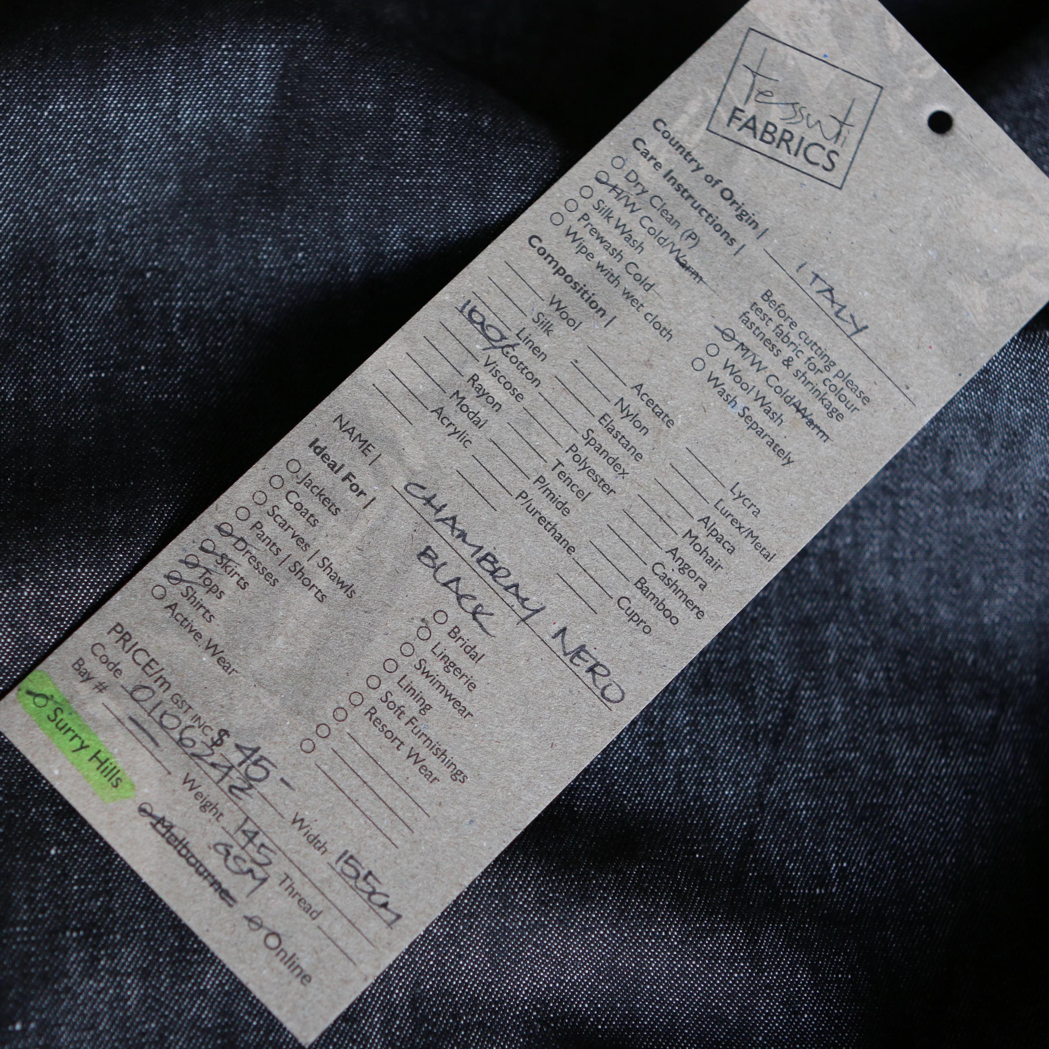 Chambray Nero - Image 3