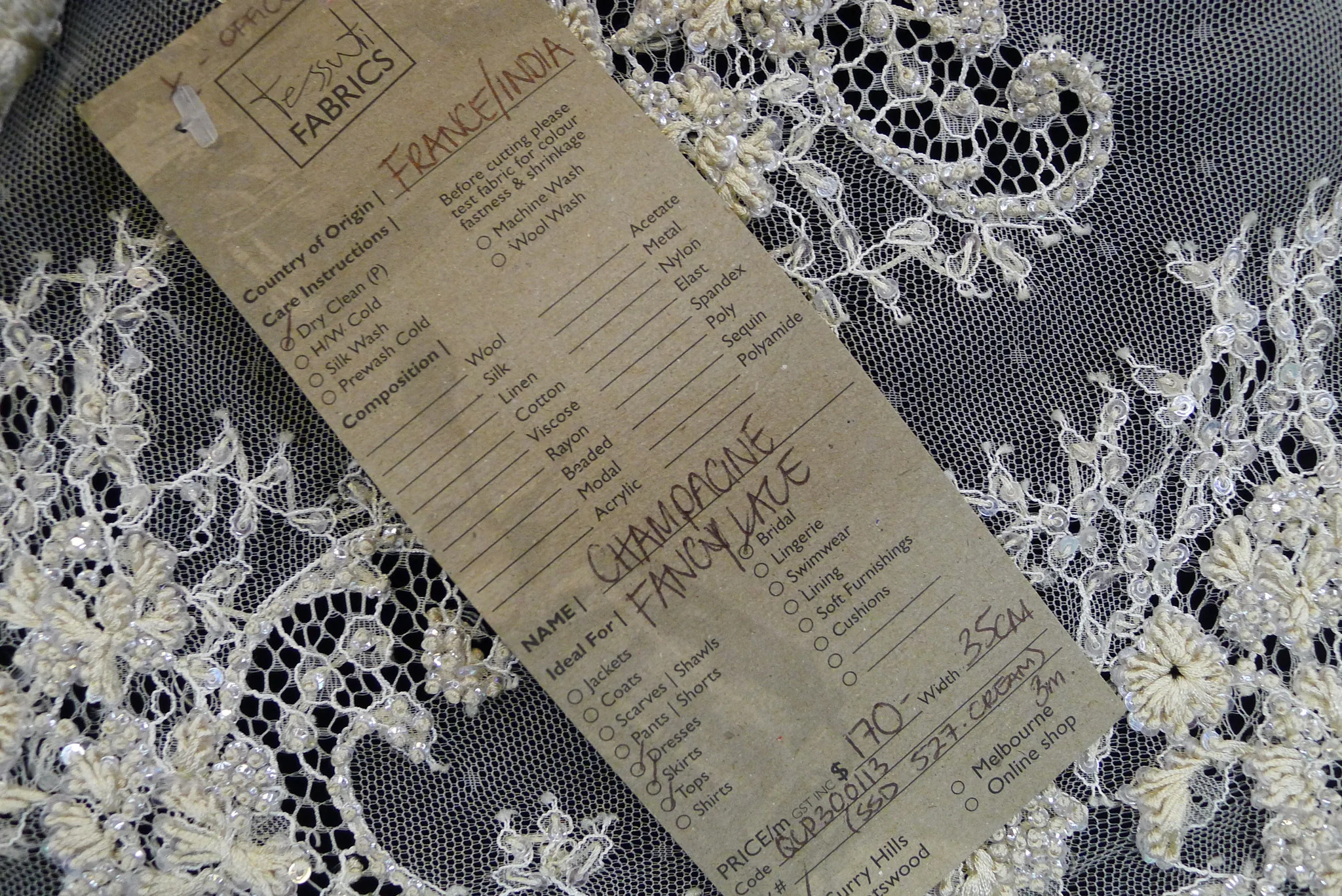 Champagne Fancy Lace - Image 5