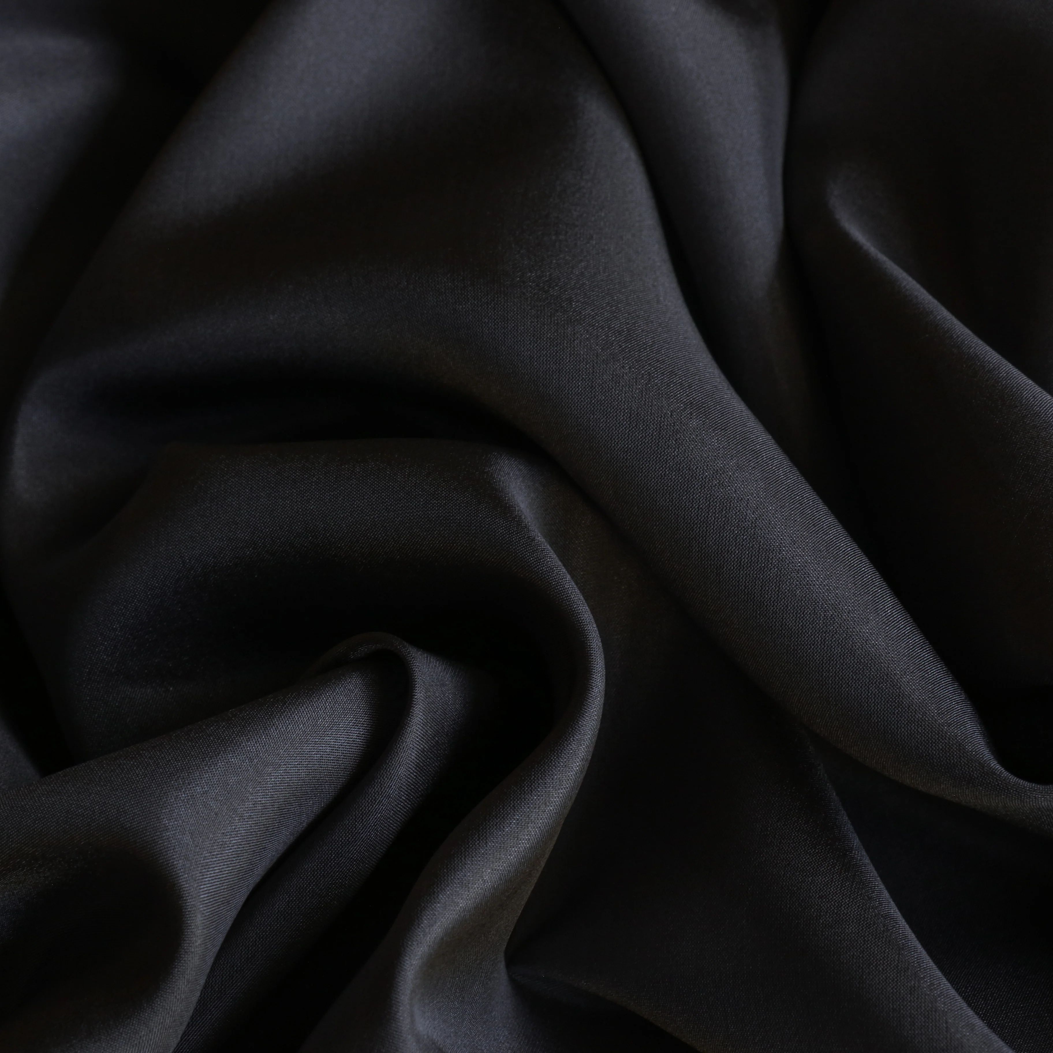 Charcoal Habutai Silk - Image 2