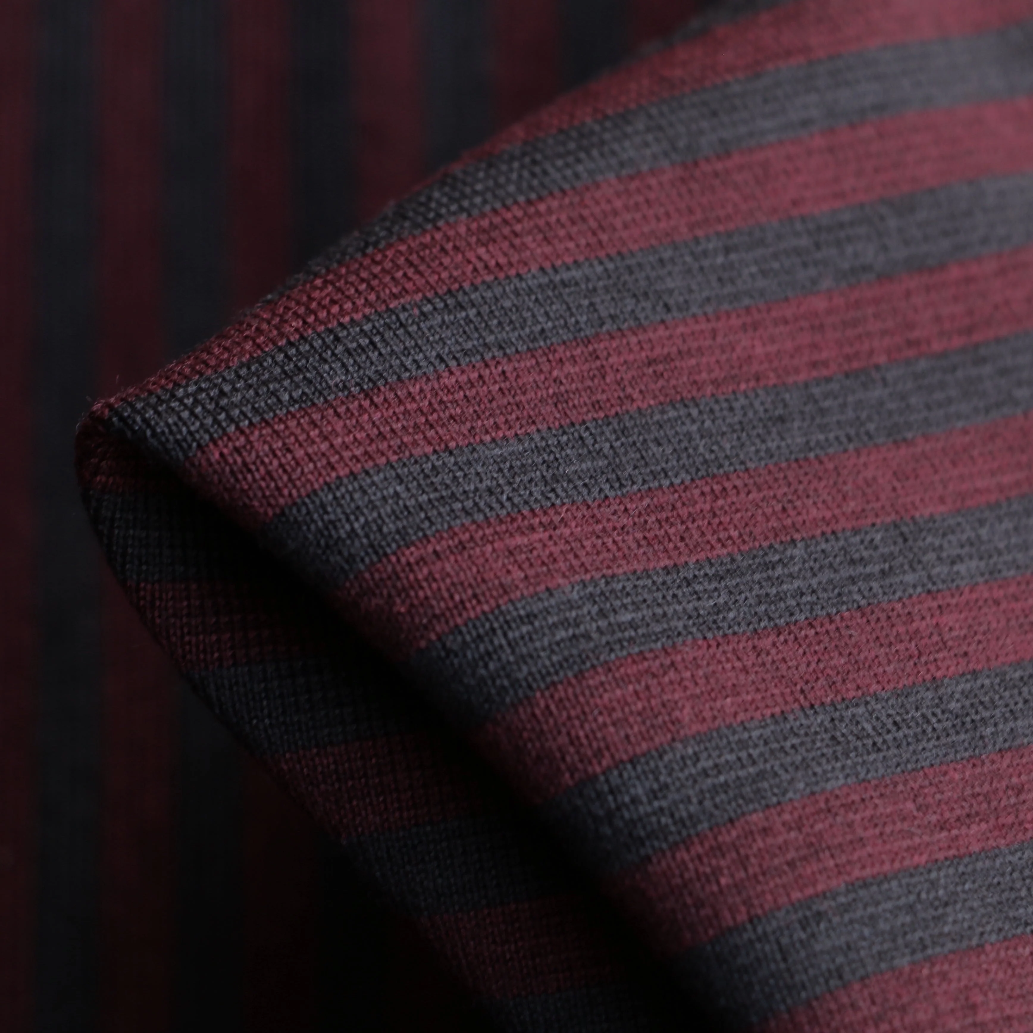 Charcoal Over Burgundy