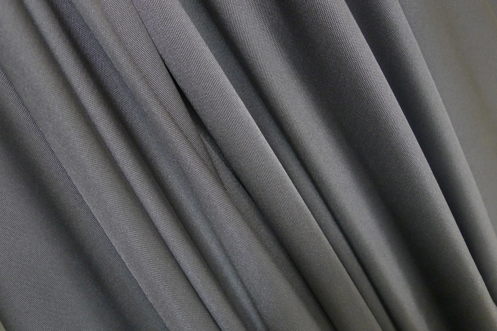 Charcoal Silk Jersey - Image 2
