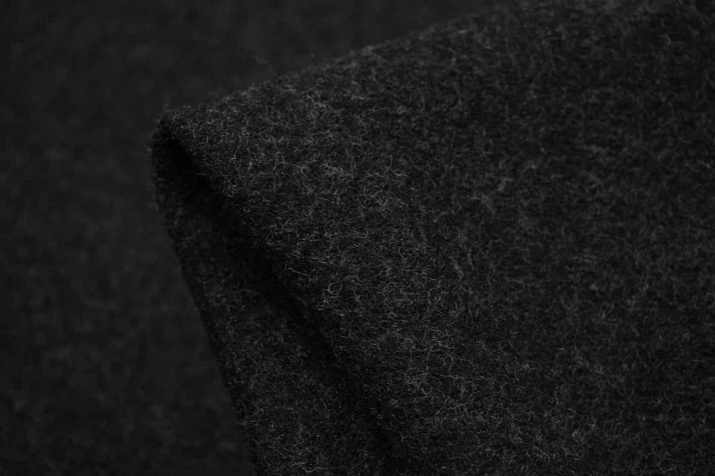 Charcoal Tepore Marle - Boiled Wool