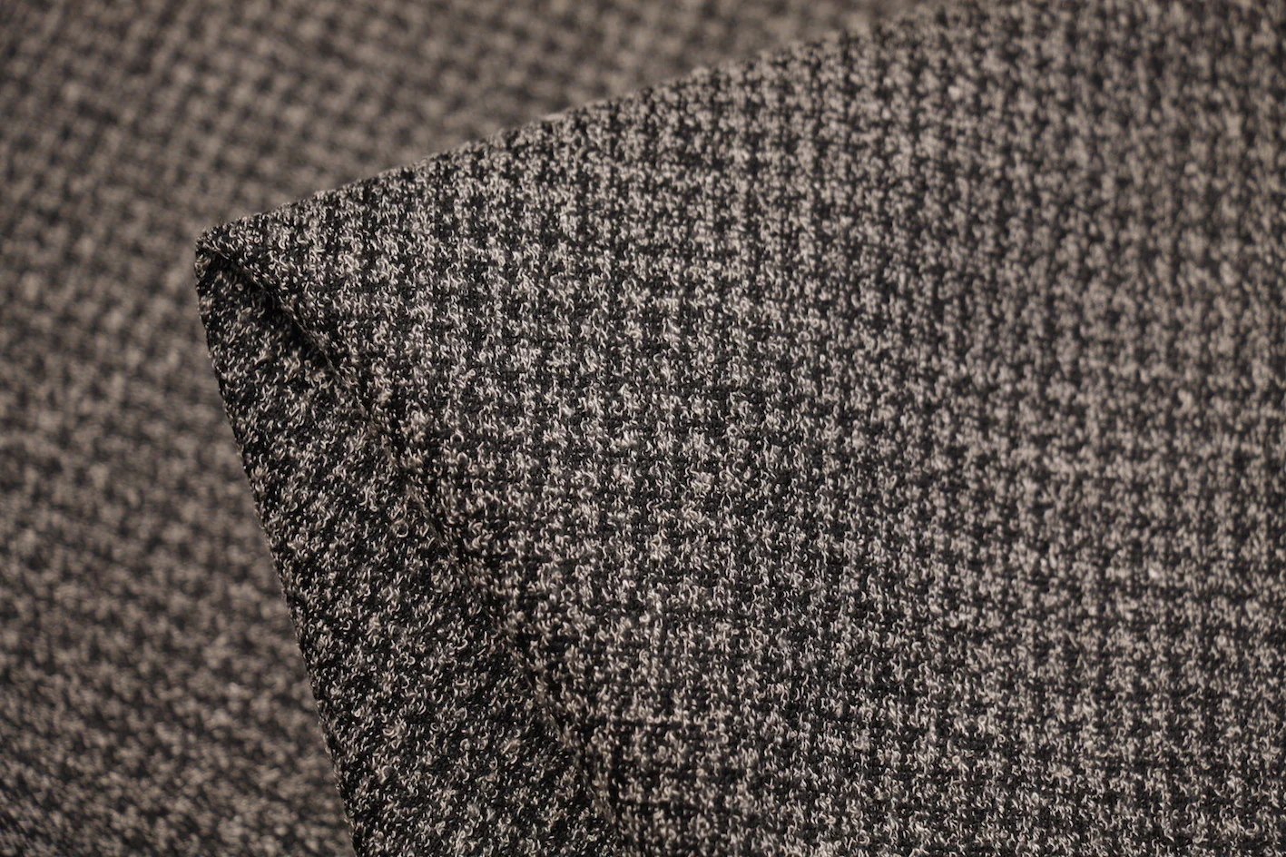 Checkerboard - Sand Jacquard Knit