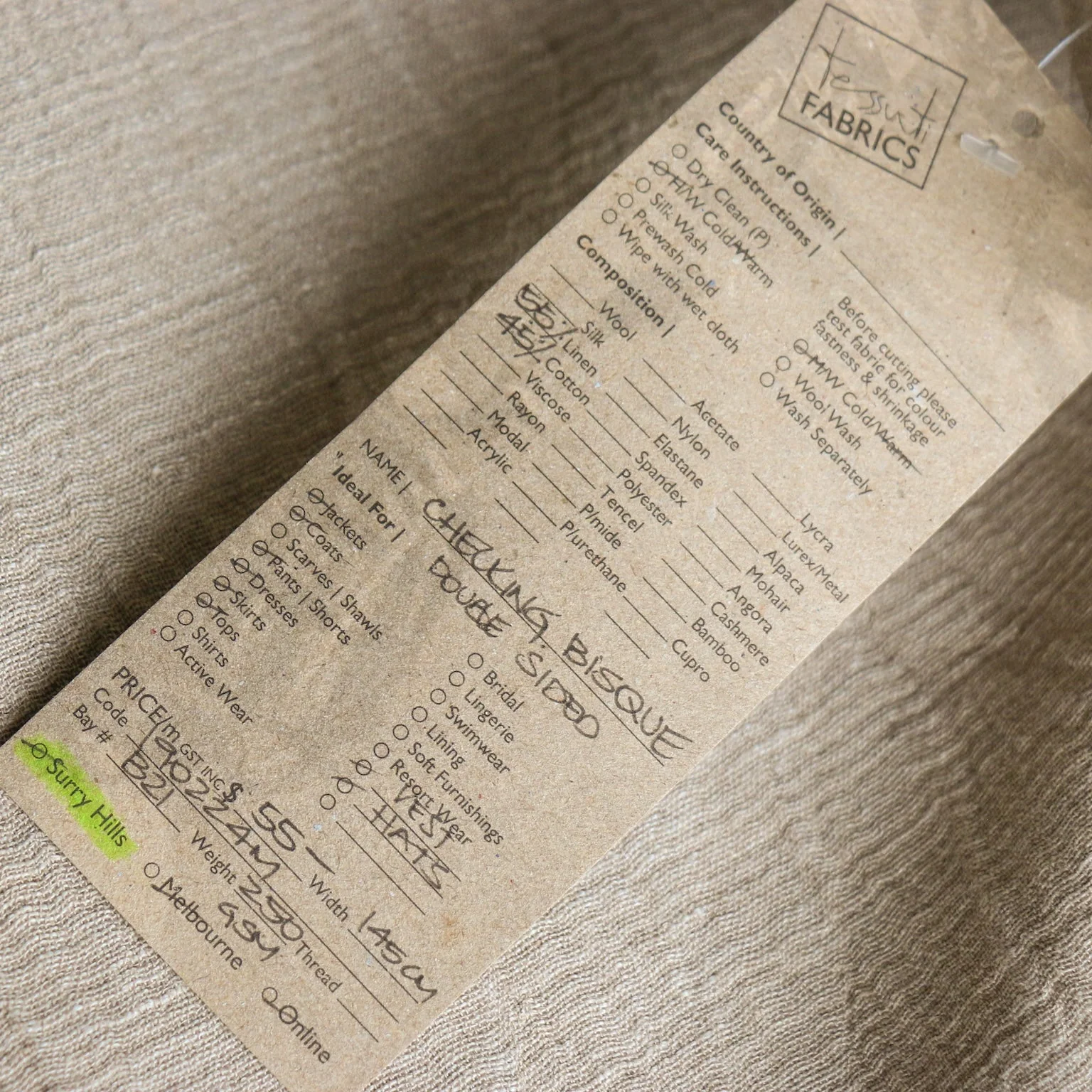 Checking Bisque - Double Sided - Image 4