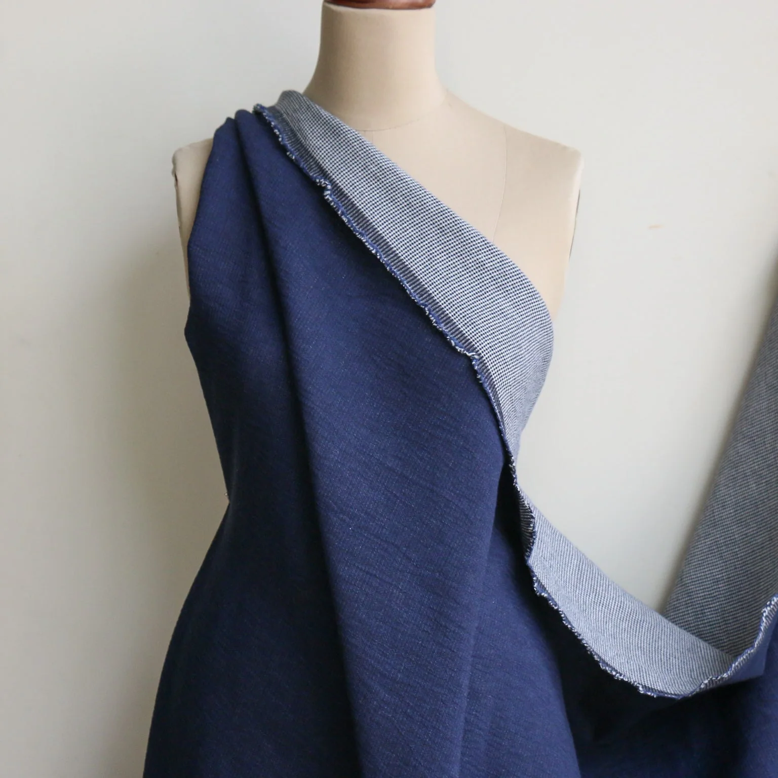 Checking Navy - Double Sided - Image 5