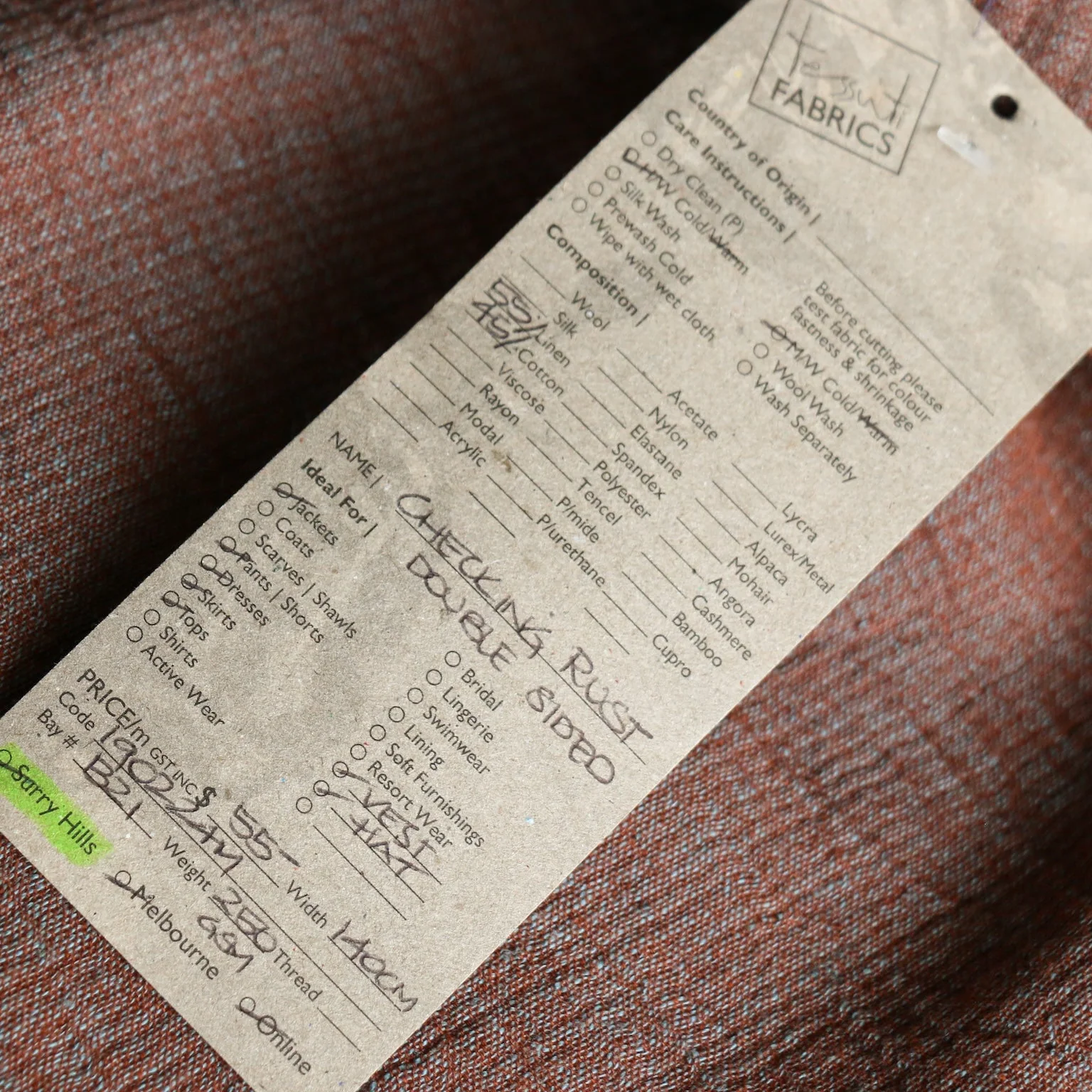 Checking Rust - Double Sided - Image 3