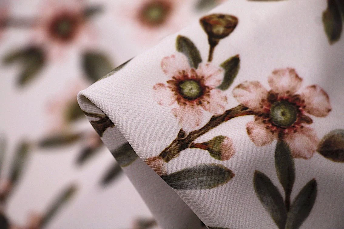 Cherry Blossom Beach - Swimwear Fabric
