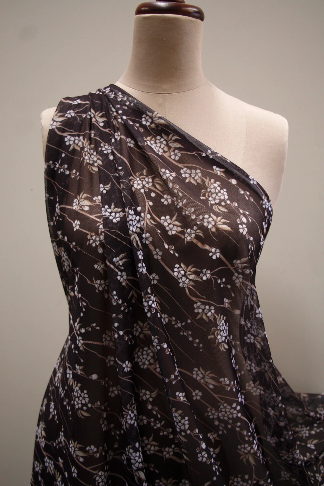 Cherry Blossom Stretch Mesh - Image 5