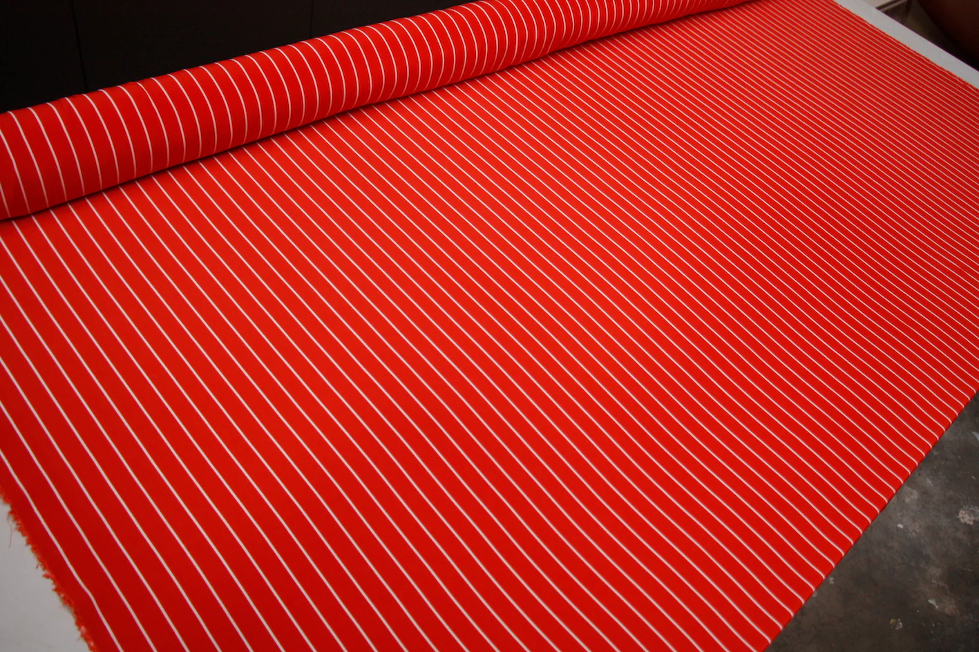 Cherry On White Technical Polyester - Image 4