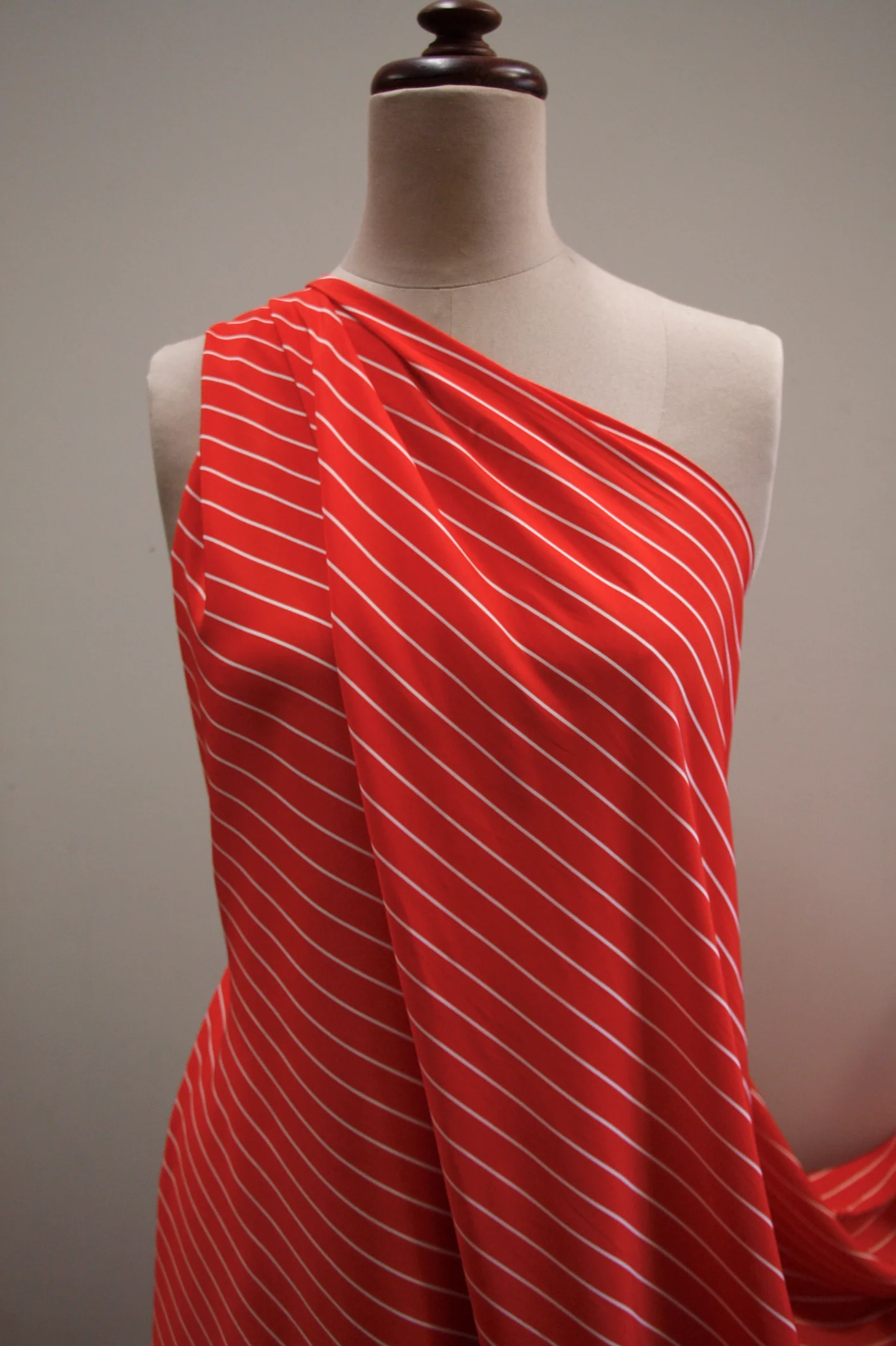 Cherry On White Technical Polyester - Image 5