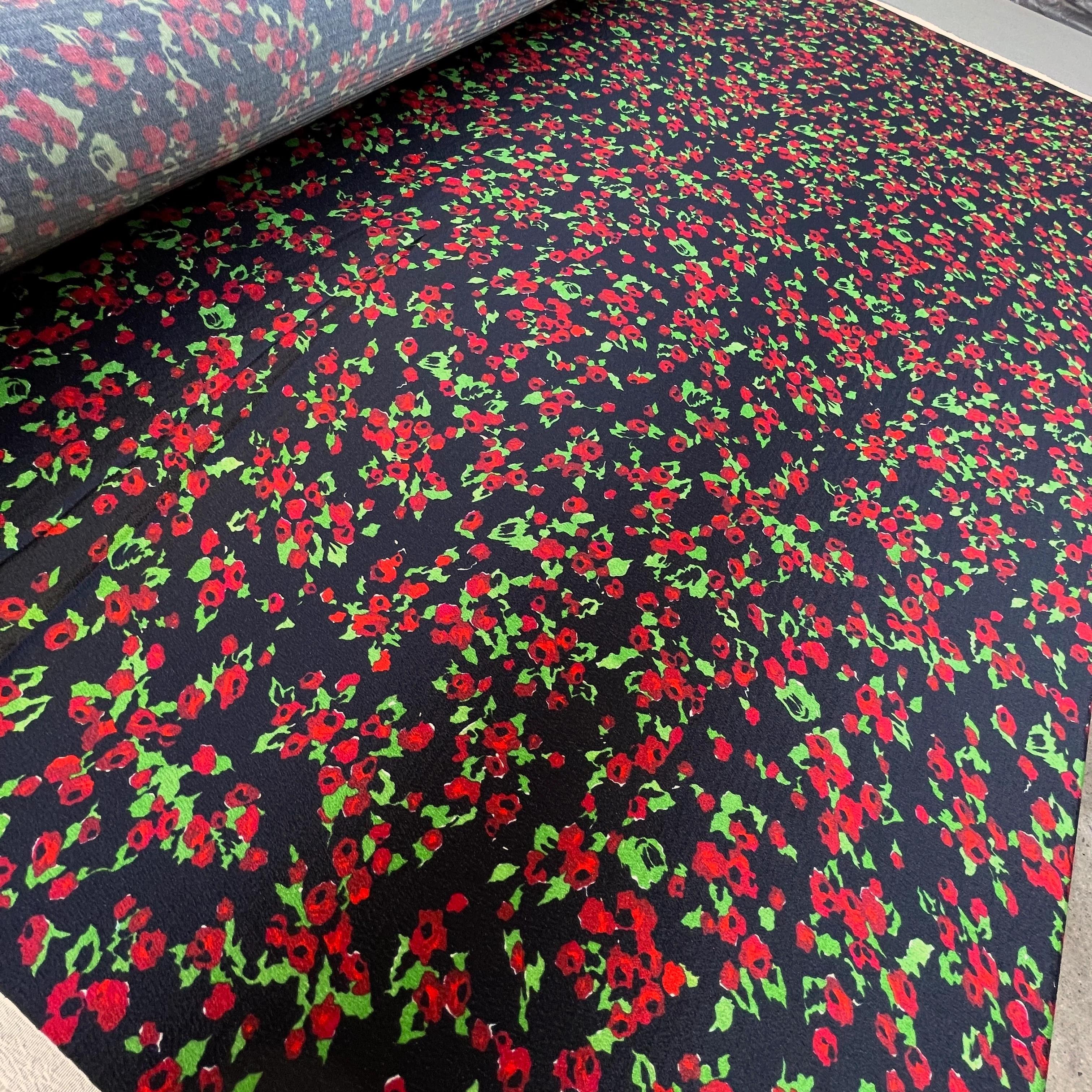 Cherry Roses Viscose - Image 5