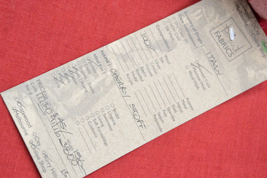 Cherry Stoff - Linen - Image 5