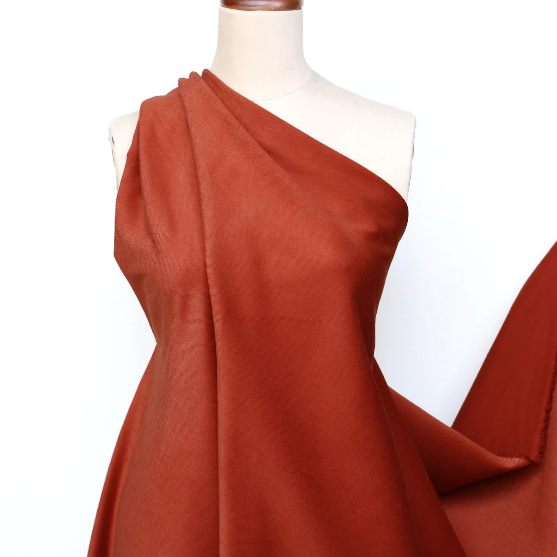 Chianti Clay Brushed Denim - Image 4