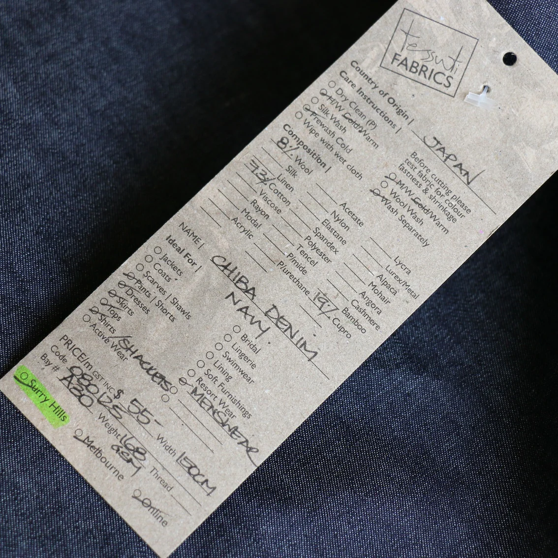Chiba Denim Navy - Image 3