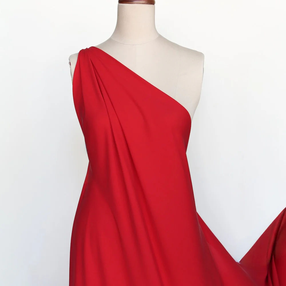 Chilli Silk Double Georgette - Image 3