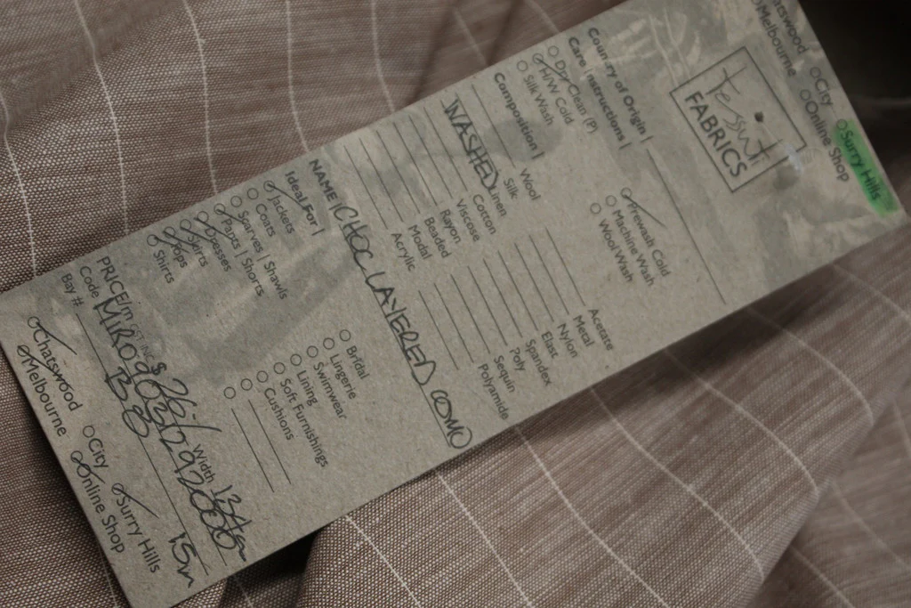 Choc Layered Como Linen - Image 5