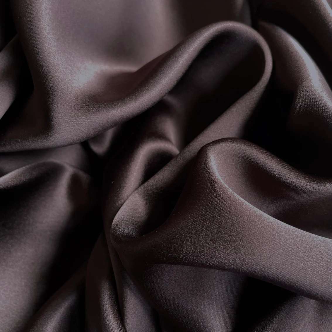Chocolate Silk Satin - 19mm - Image 2
