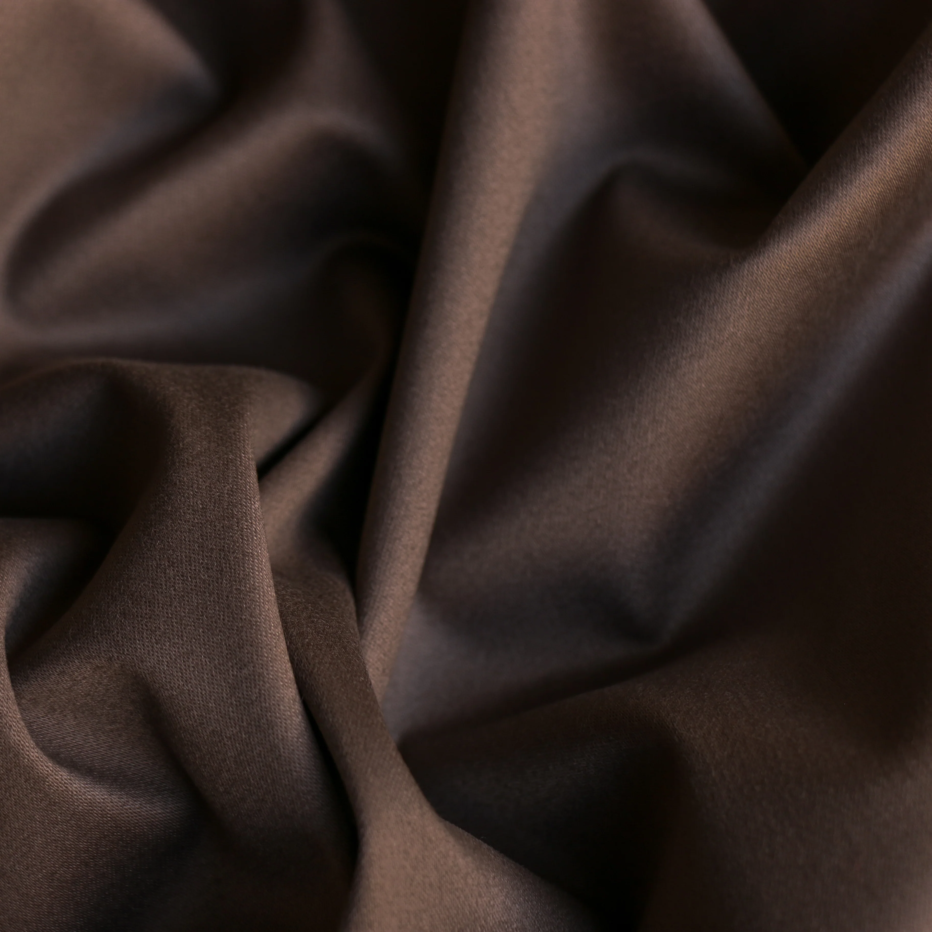 Chocolate Stretch Sateen - Image 2