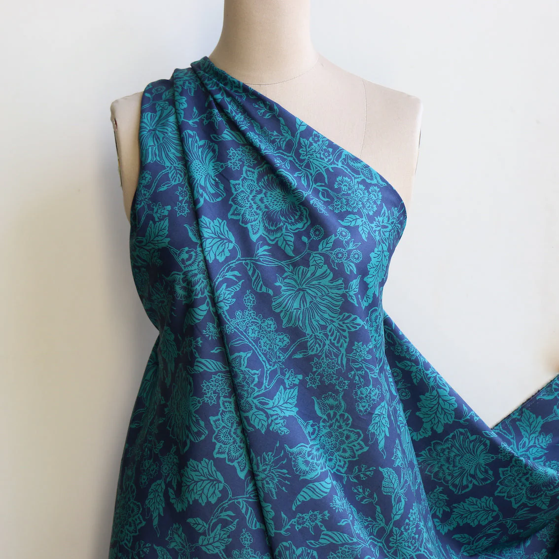 Christelle Silhouette Blue/Teal - Liberty Tana Lawn™ - Image 4