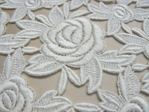 CHUNKY ROSE GUIPURE LACE - Image 3