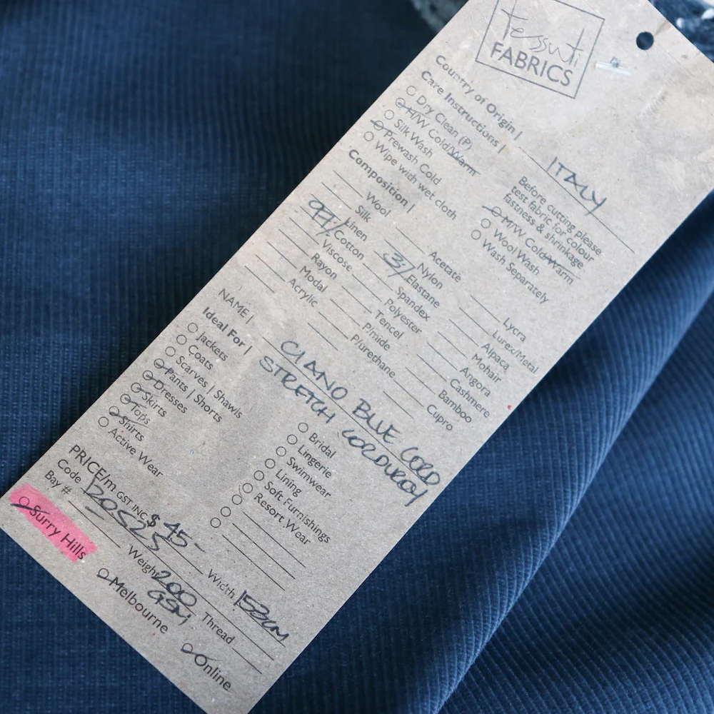 Ciano Cord - Stretch Corduroy - Image 3