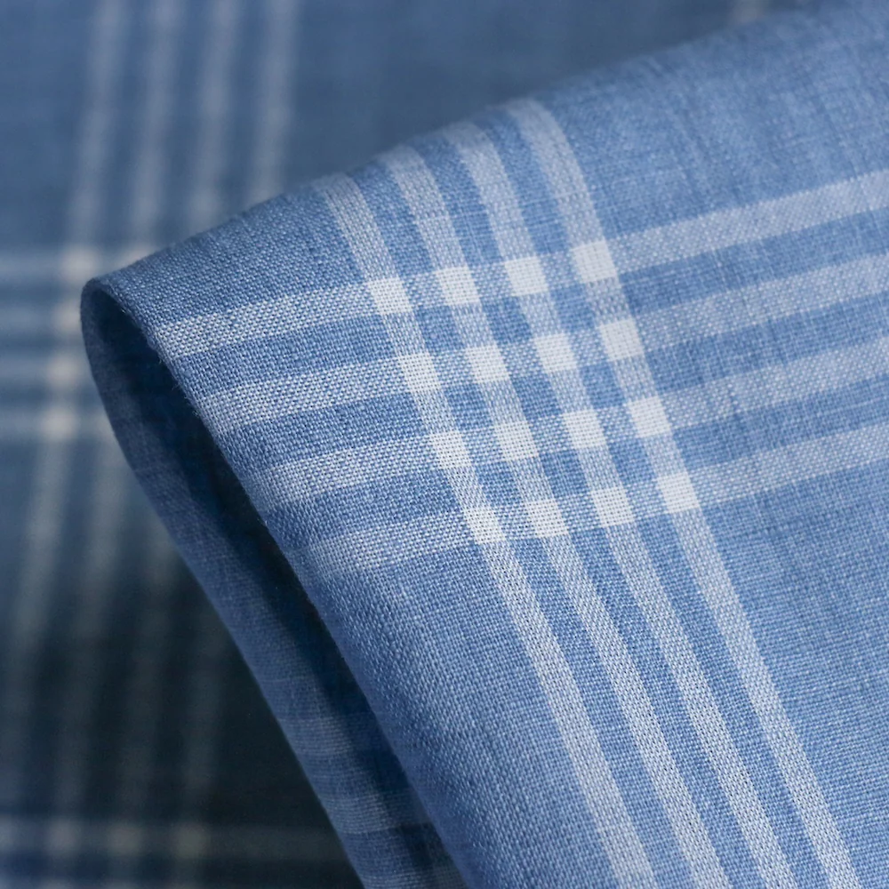 Cielo Check Linen