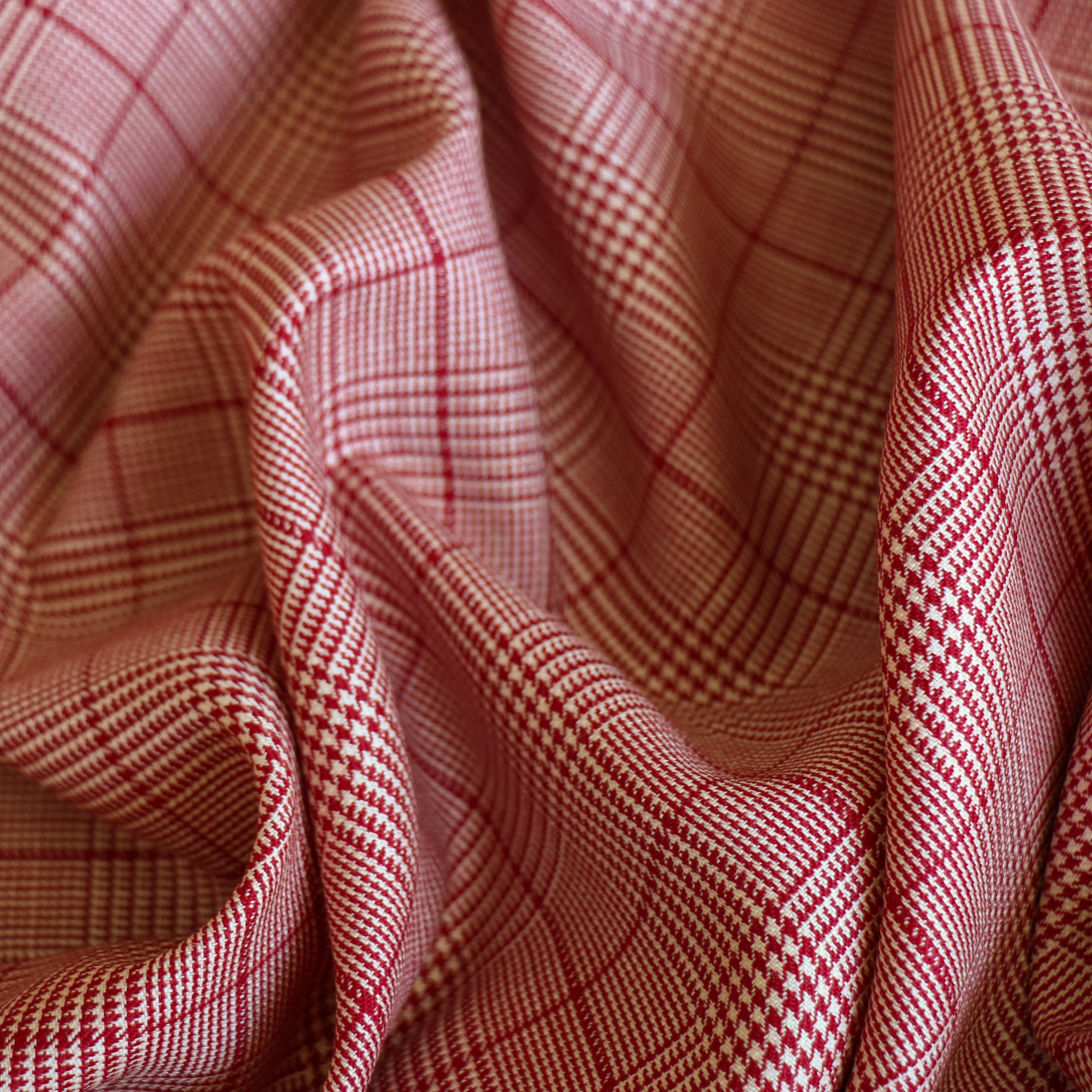 Ciliegia Check Wool Suiting - Image 2