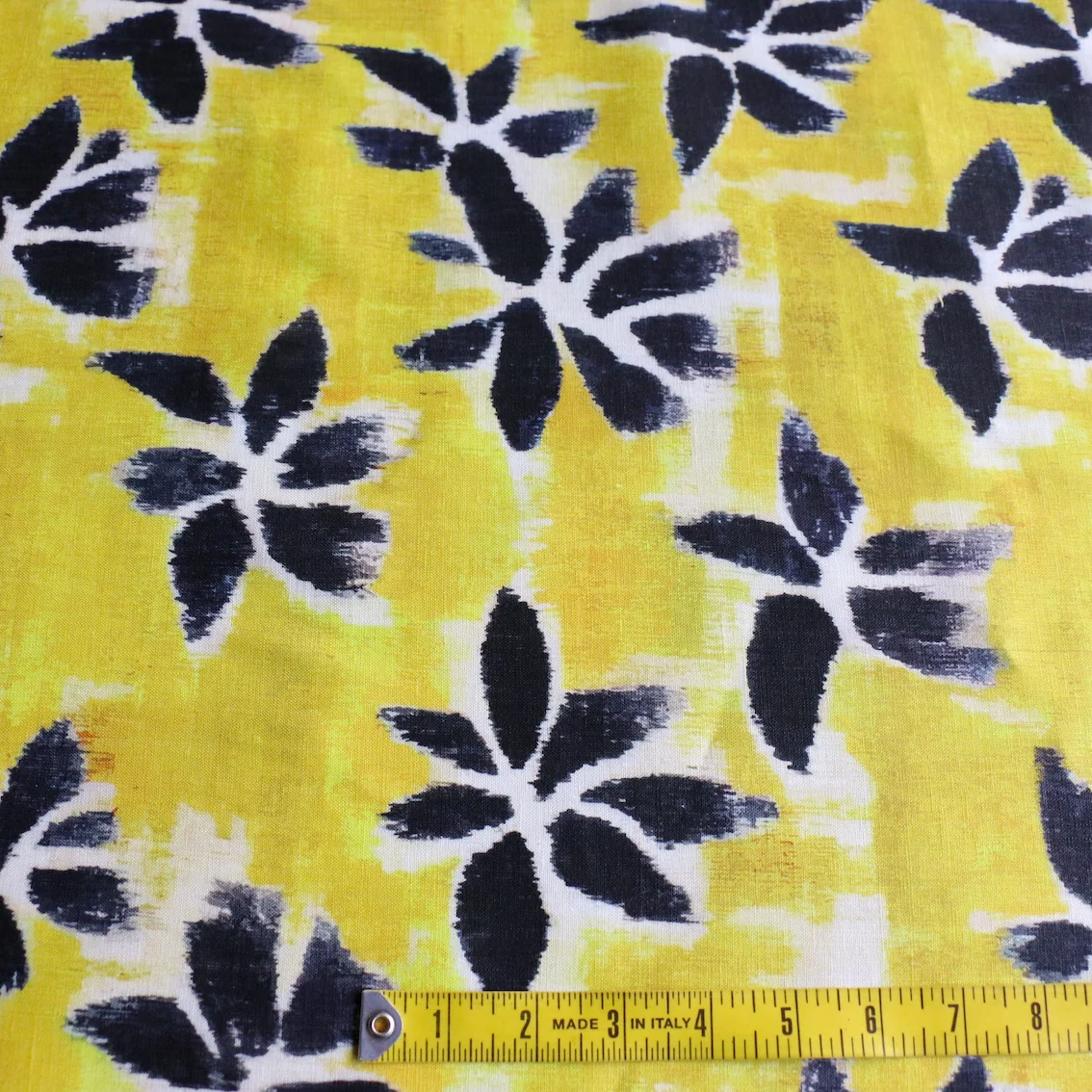 Citron Paradise Printed Linen - Image 3