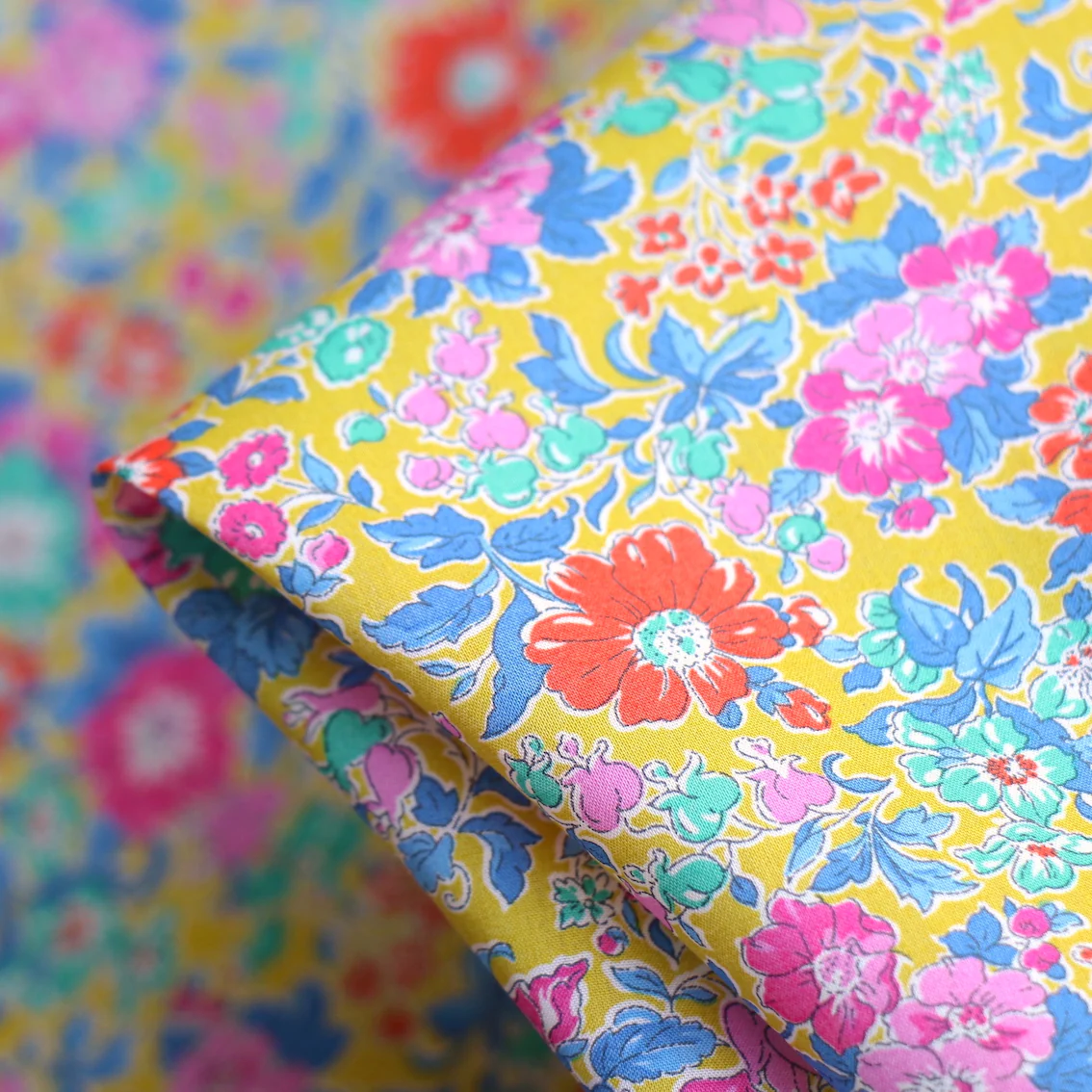 Clare Rich Yellow Liberty Tana Lawnâ˘