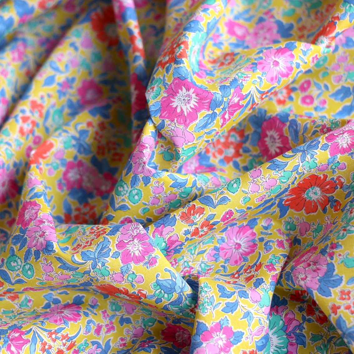 Clare Rich Yellow Liberty Tana Lawn⢠- Image 2