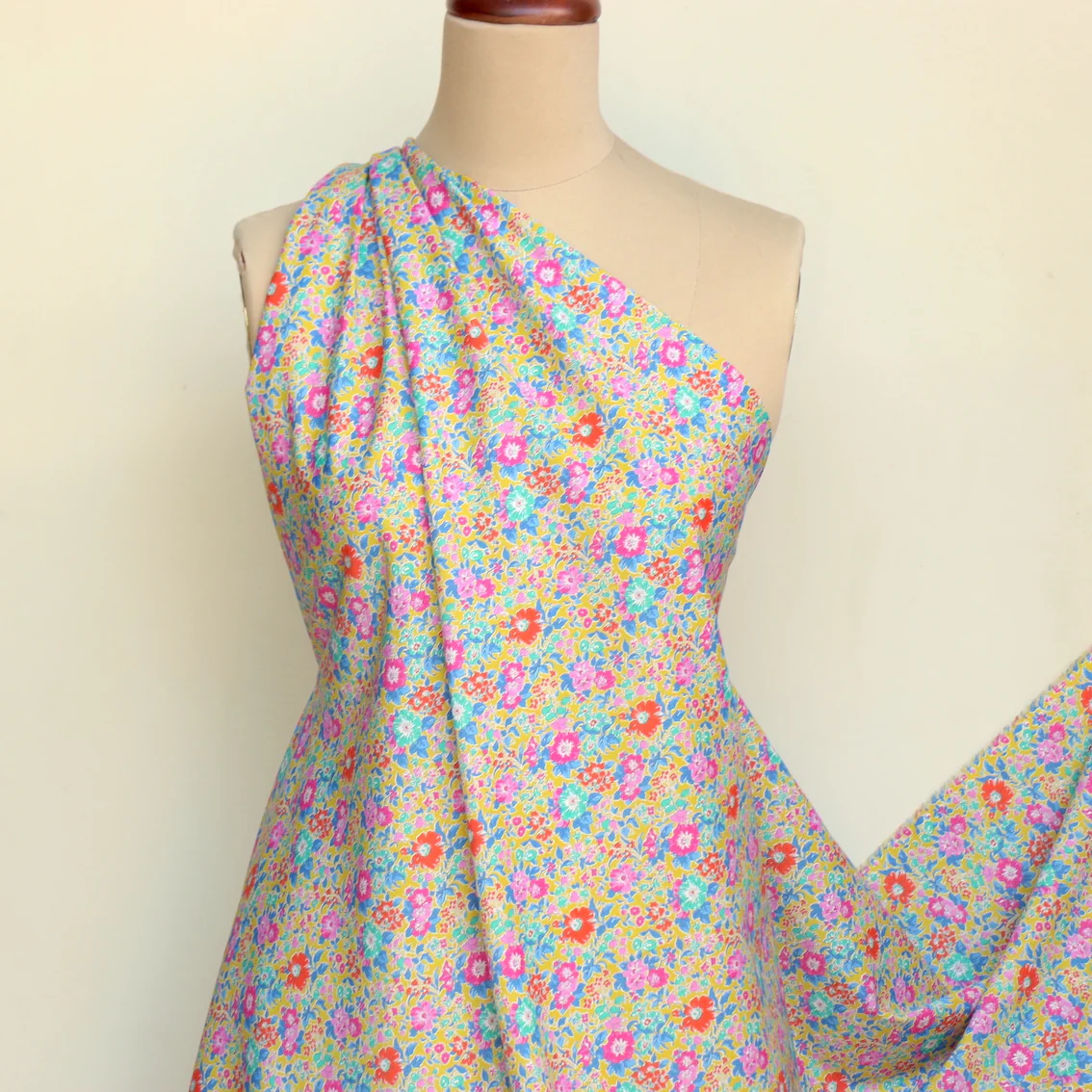 Clare Rich Yellow Liberty Tana Lawn⢠- Image 5