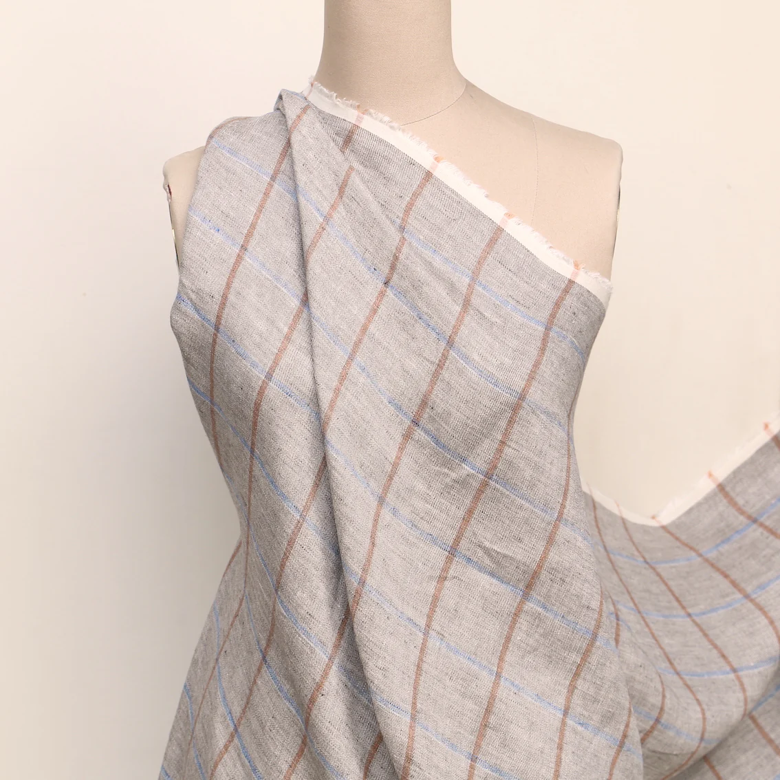 Clashing Elements Linen Check - Image 5
