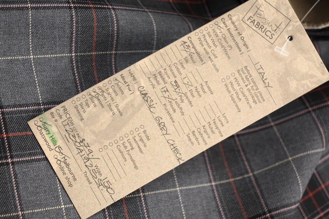 Classic Grey Check - Image 5