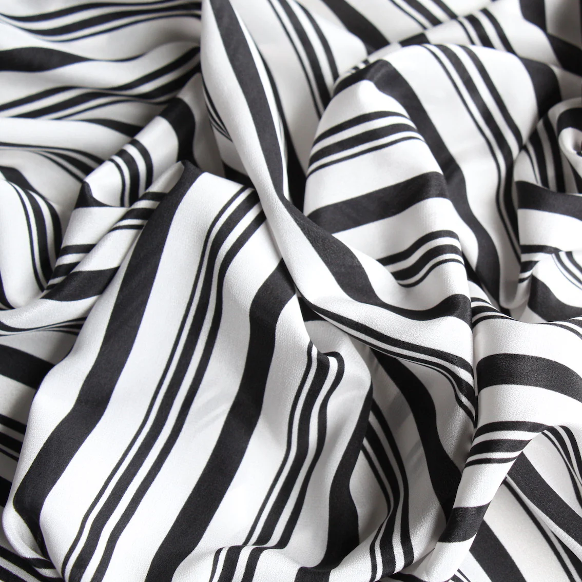 Cloud Borders Silk Crepe De Chine - Image 2