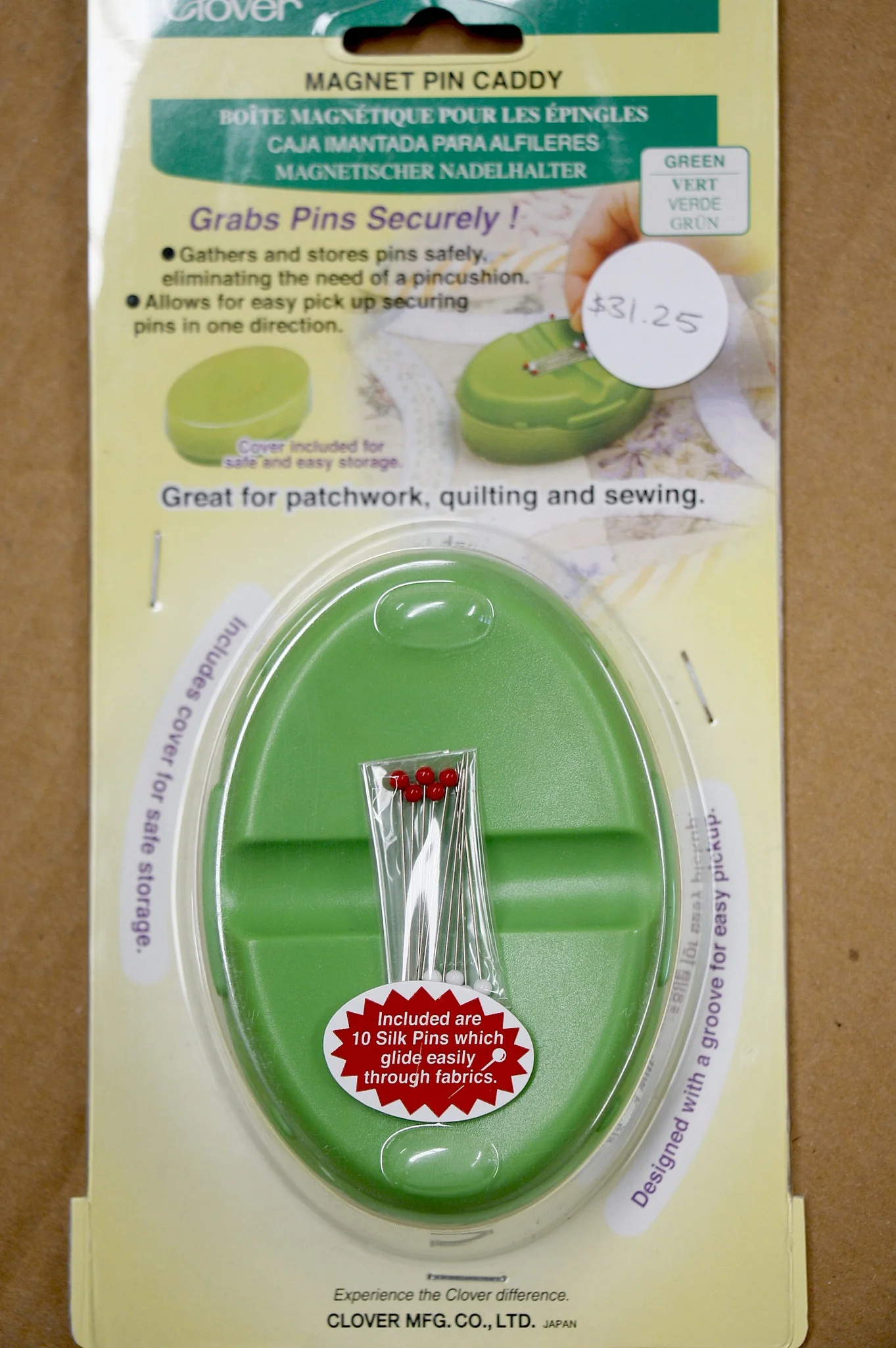 Clover - Magnetic Pin Caddy (Green)