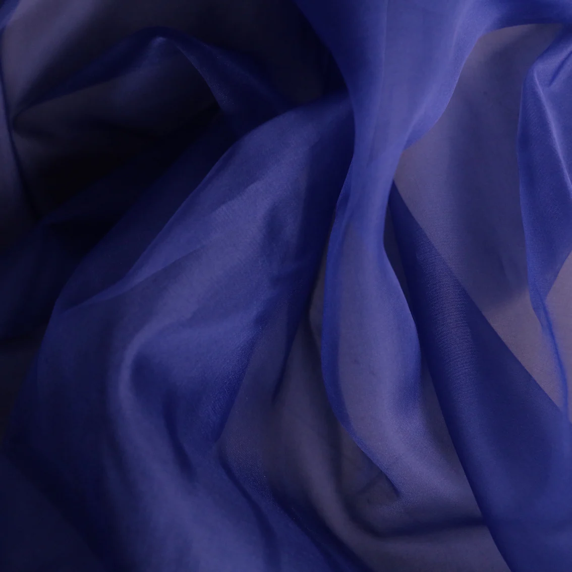Cobalt Silk Organza - Image 2