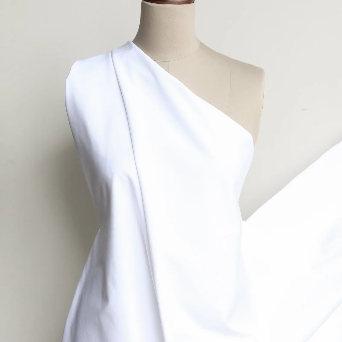 Coco White Cotton Canvas - Image 4