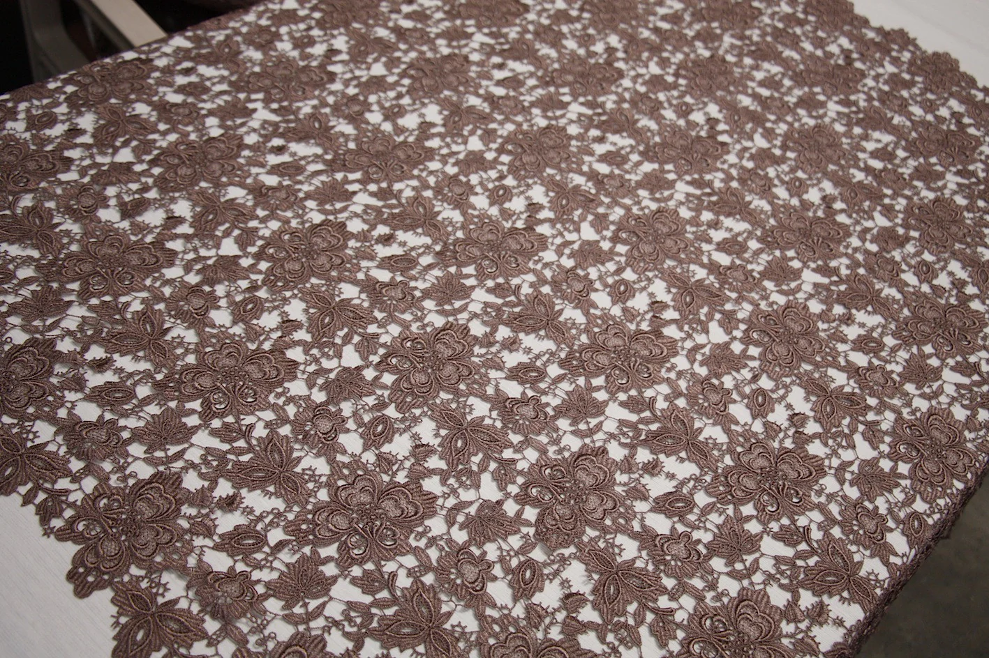 Coffee Giselle Guipure Lace - Image 4