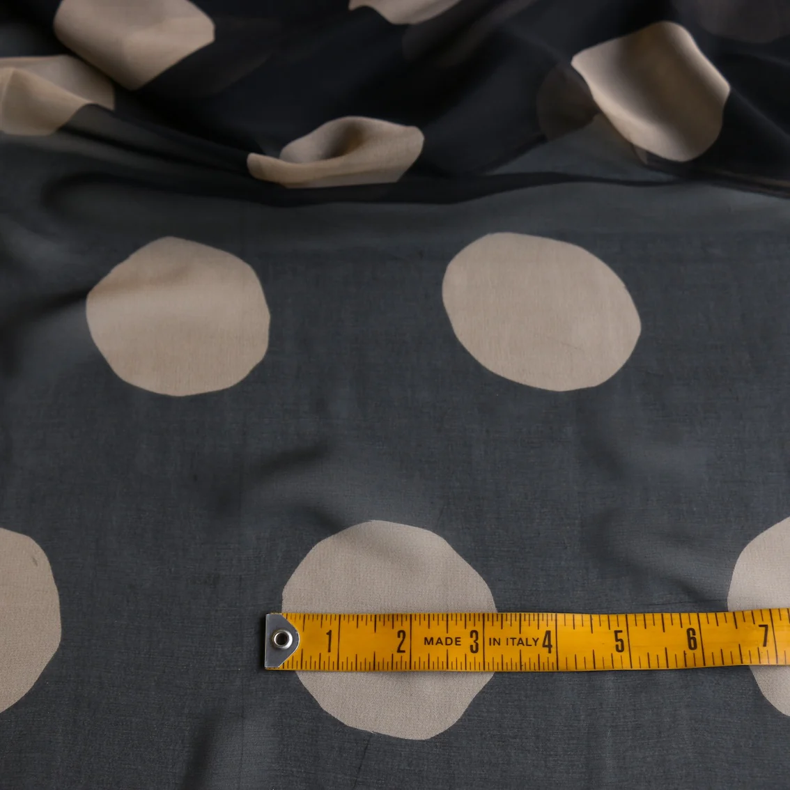 Coffee Rounds Silk Georgette - Image 2
