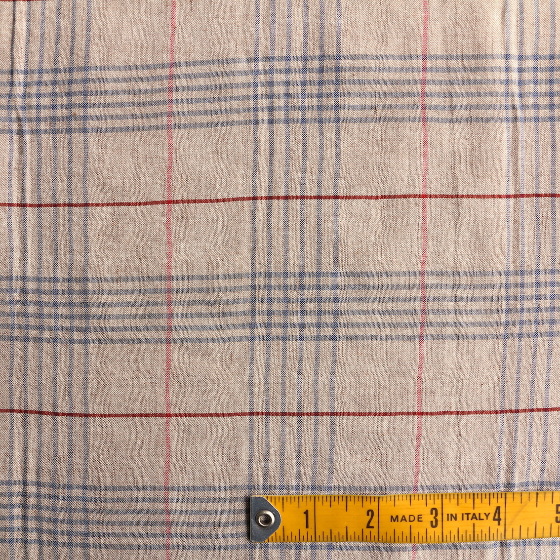 Coloured Lines Checked Linen - Image 3