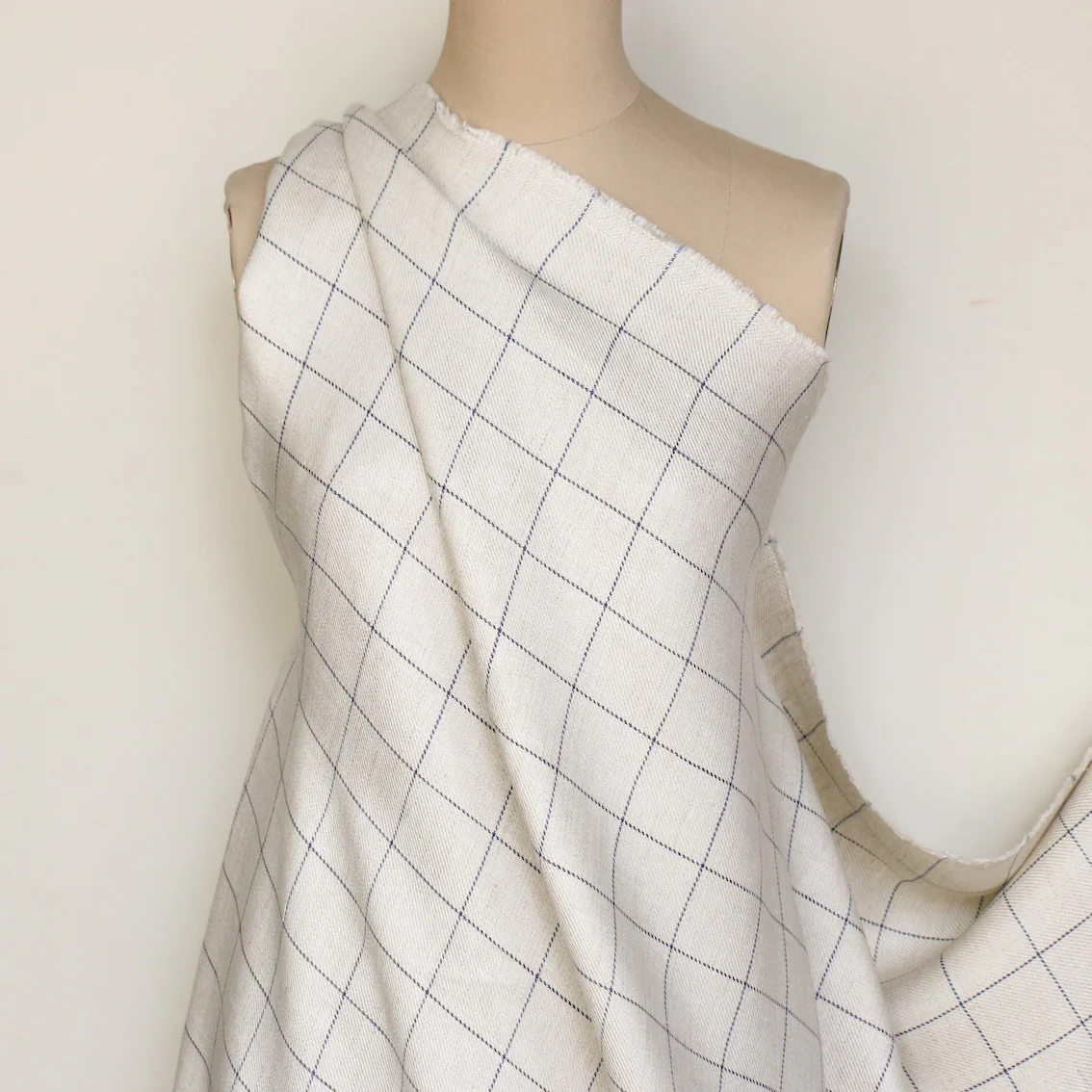Como String Check Linen - Image 5