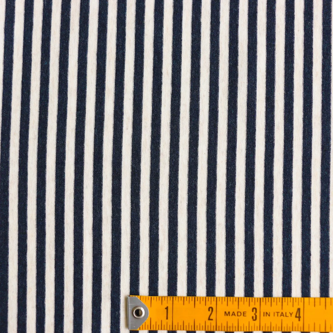 Como Stripe Oatmeal/Navy Stripe Jersey - Image 3